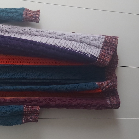 Free People Hearts on Fire Long Maxi Cardigan Size XS NWT - Picture 8 of 16